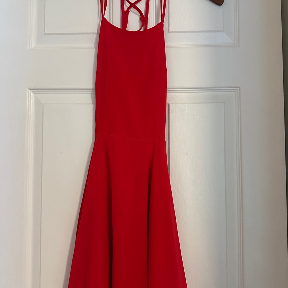 Lulus Elegant Red Sleeveless Dress